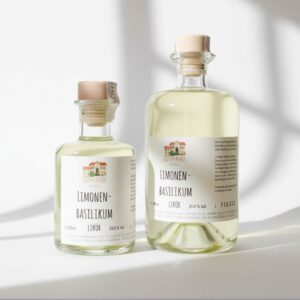 Limonen-Basilikum Likör